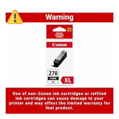 Canon 270 PGBK XL Black High Yield Ink Cartridge (0319C001)