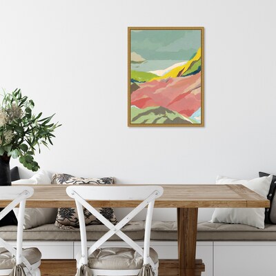 Amanti Art Candy Coast II (Mountains) by Jacob Green Framed Canvas Wall Art Print, 18" x 24" (A42675339717)