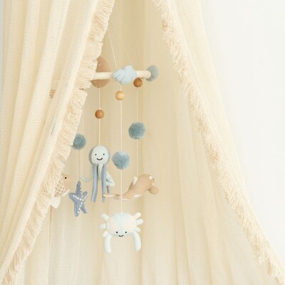 Cane Baby Cove Ocean Life Ceiling Hanging Mobile (BC-160CH-1)