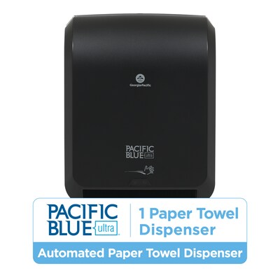 Pacific Blue Ultra Automated Hardwound Paper Towel Dispenser, Black (59590)