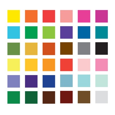 Staedtler Design Journey Washable Water-Based Watercolor Marker, Twin Tip, Assorted Colors, 36/Pack (3001 TB36 02)