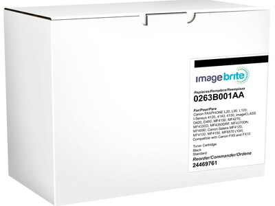 Image Brite Compatible Black Standard Yield Toner Cartridge Replacement for Canon 104/FX9/FX10 (0263B001AA)