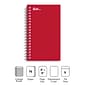 Quill Brand® Memo Books, 3 x 5, College Ruled, Assorted Colors, 75 Sheets/Pad, 5 Pads/Pack (TR1149