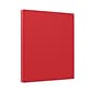 Staples 1/2" 3-Ring Non-View Binder, Red (ST26852-CC)