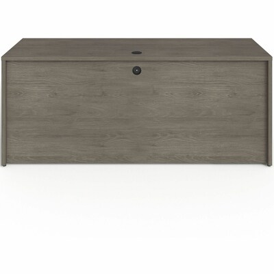 Lorell Prominence 2.0 Left-Pedestal Credenza (LLRPC2472LGE)