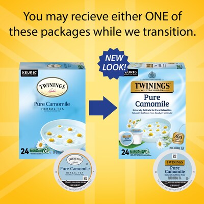 Twinings Pure Camomile Herbal Tea, Keurig® K-Cup® Pods, 24/Box (TNA85790)