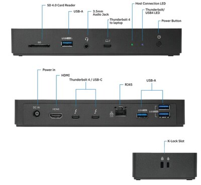 CODi CentroT4 10-in-1 Thunderbolt 4 Docking Station (DSTB410-1)