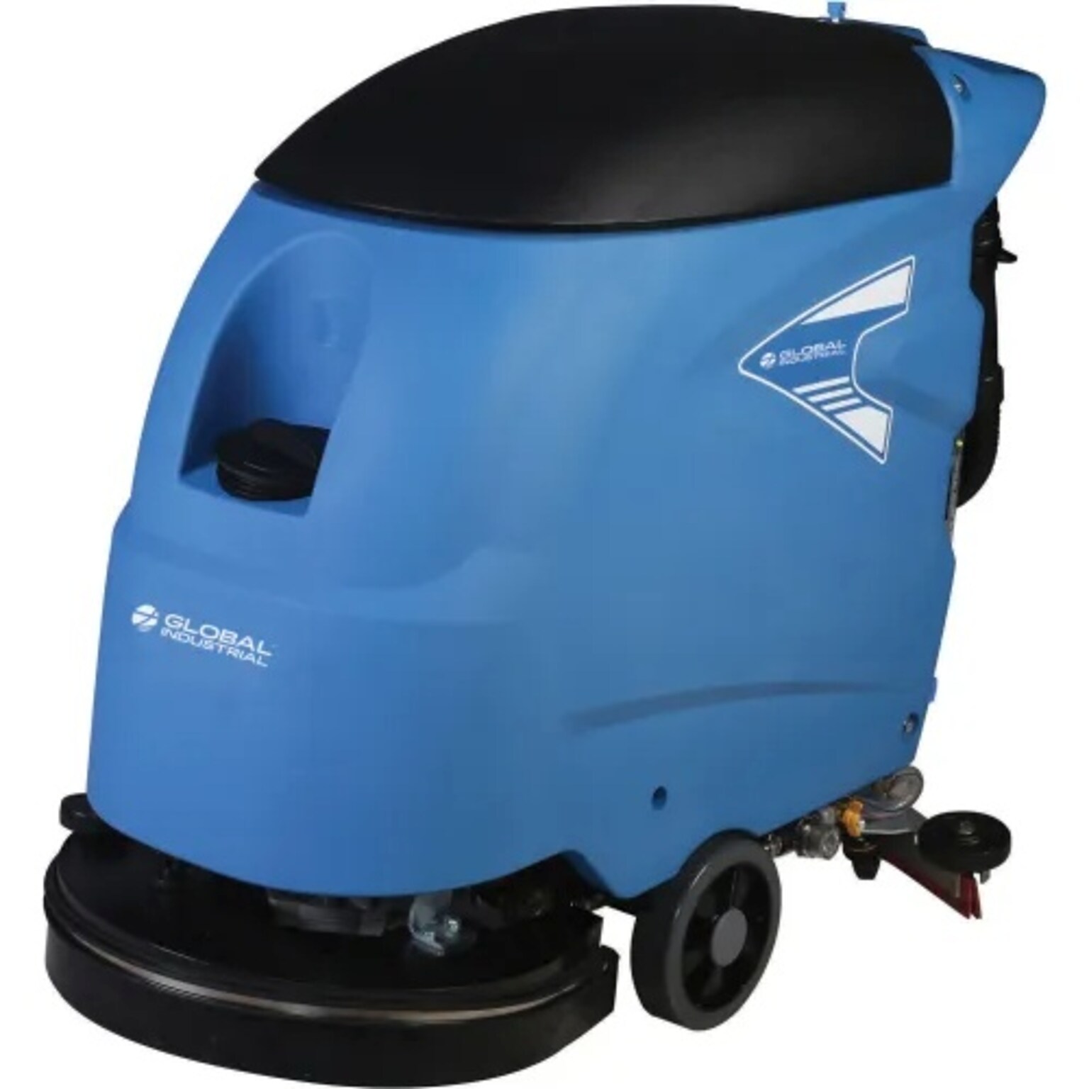 Global Industrial Electric Walk-Behind Auto Floor Scrubber, 18 Cleaning Path (641250)
