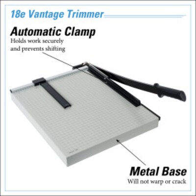 Dahle Vantage 18" Guillotine Paper Cutter, Gray (18e)