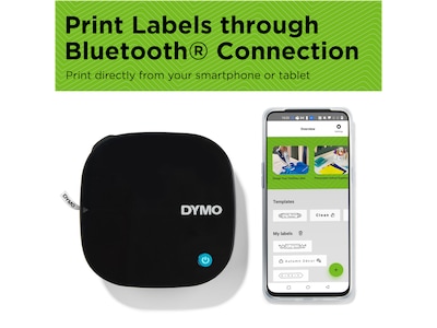 Dymo LetraTag 200B Portable Thermal Bluetooth Label Maker, Black (2179979)