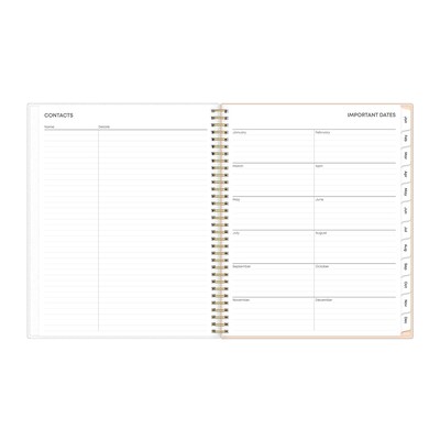 2026 Blue Sky Natalya 8.5" x 11"  Weekly & Monthly Planner, Plastic Cover, Multicolored (148764-26)