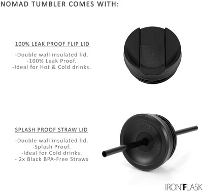 Custom 	Iron Flask Nomad Tumbler 20 oz