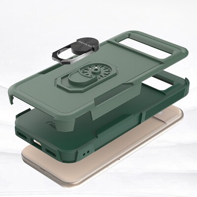 SaharaCase Raider Series Rugged Case for Google Pixel 8a, Shock Absorbing, Cactus Green (CP00573)
