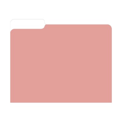 Blue Sky Bespoke File Folder, 1-Tab, Paper Stock, Letter Size, Assorted Colors (159133)