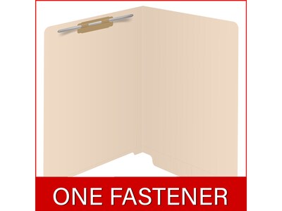 Medical Arts Press End Tab File Folder, Straight-Cut, Letter Size, Manila, 50/Box (S-01103-50-3)