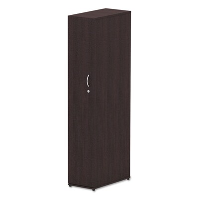 Alera® Valencia Series Wardrobe, 11 7/8w x 22 7/8d x 65h, Espresso