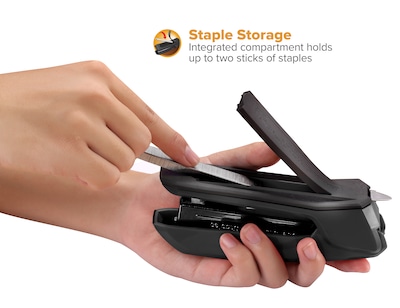 Bostitch Ascend  with 70% Post Consumer Recycled Content Desktop Stapler, 20-Sheet Capacity, Staples Included, Black (B210BLK)