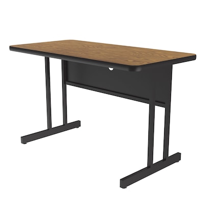 Correll Training Room Table, 48x24, Medium Oak (WS2448TF-06)