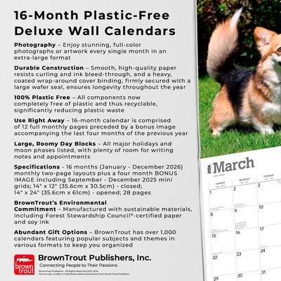 2026 BrownTrout For the Love of Welsh Corgis 14" x 12" Monthly Wall Calendar (9798330707195)