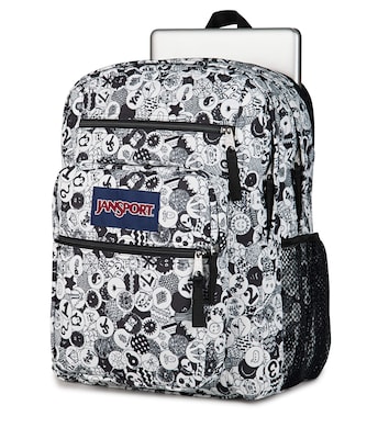 JanSport Big Student Laptop Backpack, Large, Doodle Dots (JS0A47JKA0G)
