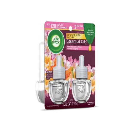Air Wick Life Scents Scented Oil Refill, Summer Delights, 4/Pack (6233891112CT)