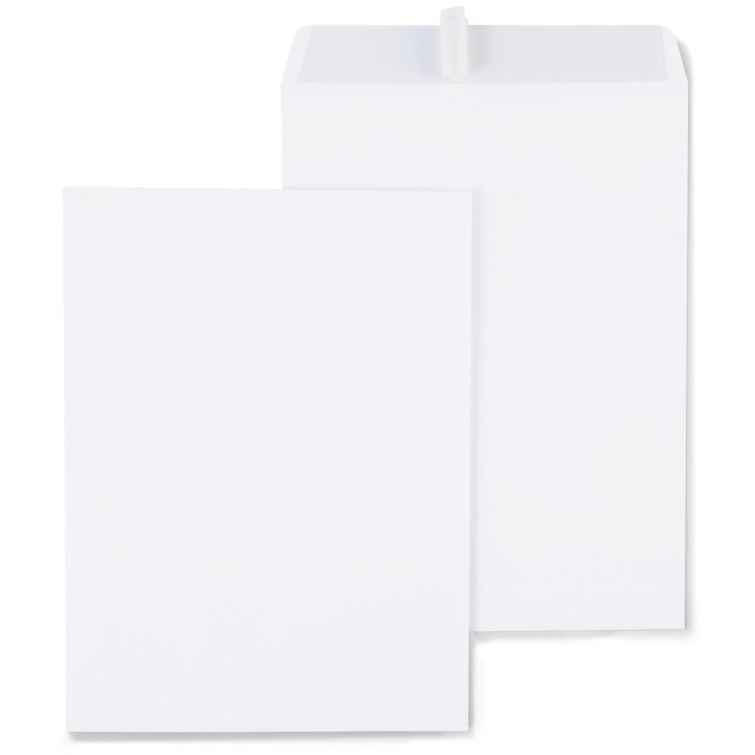 Staples QuickStrip EasyClose Self Seal Catalog Envelopes, 9 x 12, White, 100/Box (ST379479-CC)