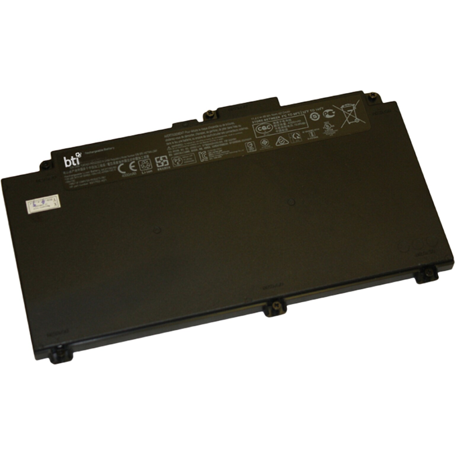 Battery Technology Li-Ion Replacement Battery for HP Compaq, 4212mAh (CD03XL-BTI)