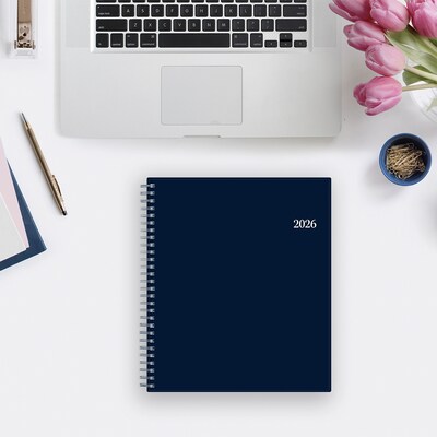 2026 Blue Sky Passages/Solid Navy 8" x 10" Monthly Personal Planner (148660-26)