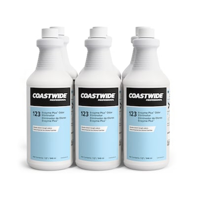 Coastwide Professional™ Odor Eliminator Enzyme Plus Concentrate, 0.95L, 6/Carton
