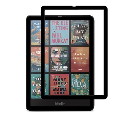 SaharaCase Indy Series Folio Case & ZeroDamage Protector for Kindle Paperwhite (2024) and Colorsoft, Black (TB00435-ZD-T69)