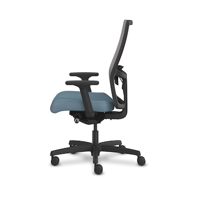 HON Ignition 2.0 Mesh/Fabric Swivel Task Chair, Fog/Carolina/Black (HONI2MM2AFH21BT)