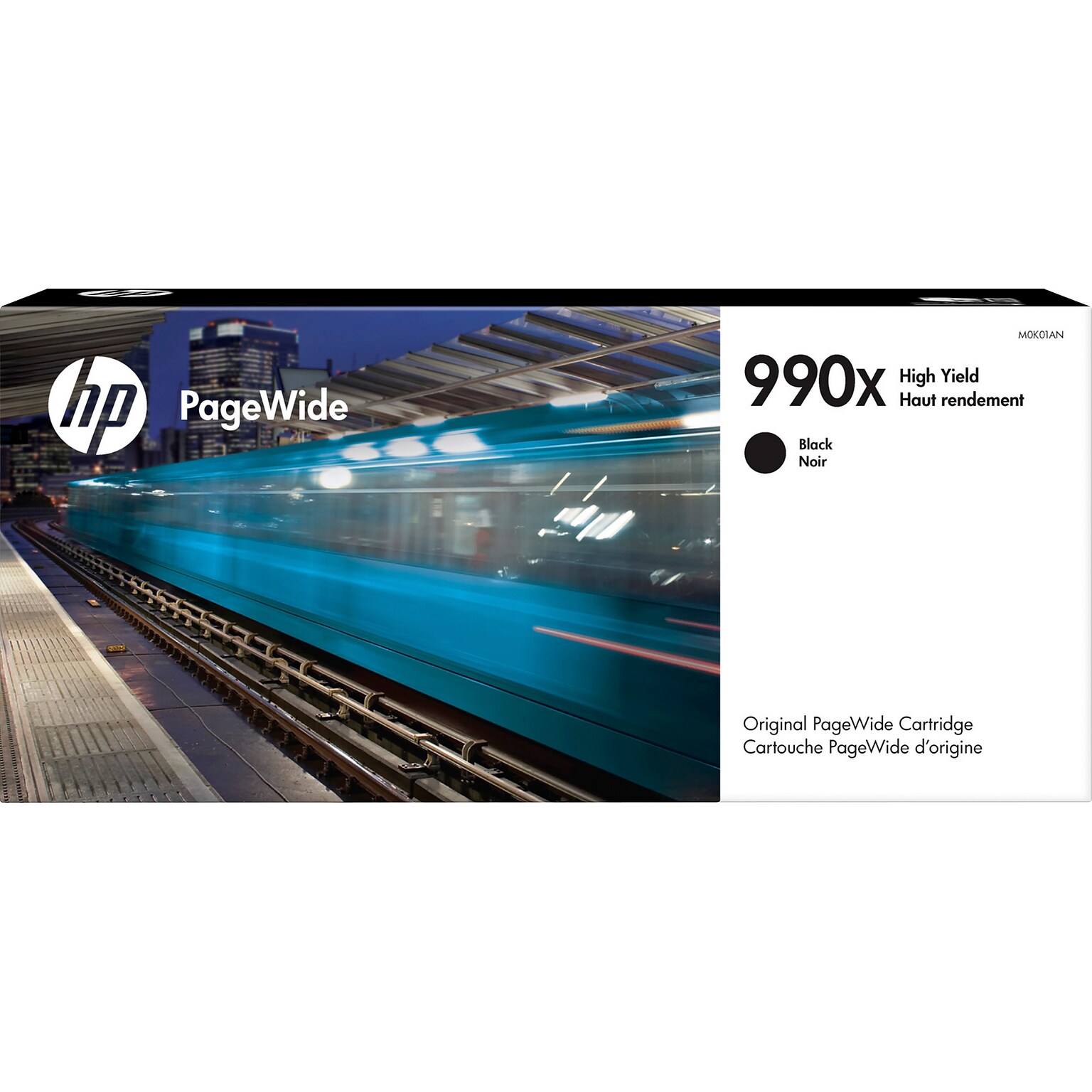 HP 990X Black High Yield Ink Cartridge, Prints Up to 20,000 Pages (M0K01AN)