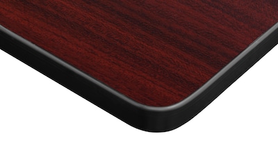 Regency Kee 42" x 24" Training Table, Mahogany/ Chrome (MT4224MHBPCM)