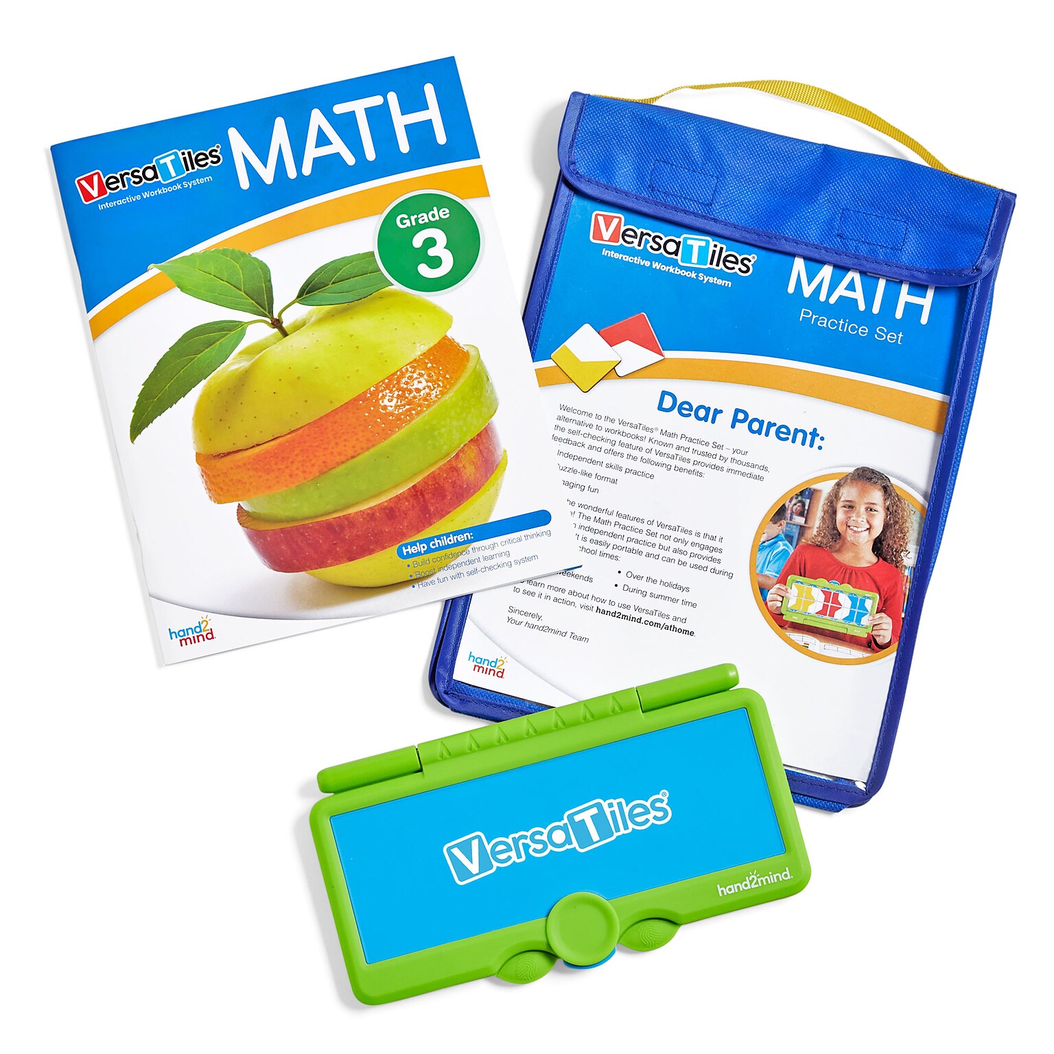 hand2mind VersaTiles Grade 3 Math Take Along Pack (H2M-84703)