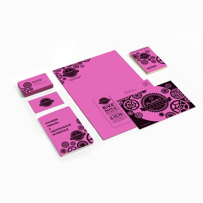 Astrobrights 65 lb. Cardstock Paper, 8.5" x 11", Outrageous Orchid, 250 Sheets/Ream, 8/Ream (WAU21951CT)