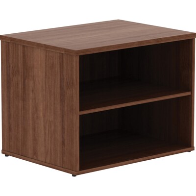 Lorell Relevance File Cabinet, 23.1H x 29.5W x 22D, Walnut Laminate (LLR16232)