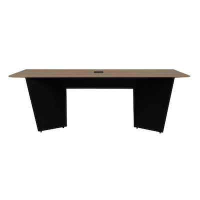 Regency Array 72"W x 36"D Conference Table with Grommet, Noble Oak/Black (ACT7236NOBK)