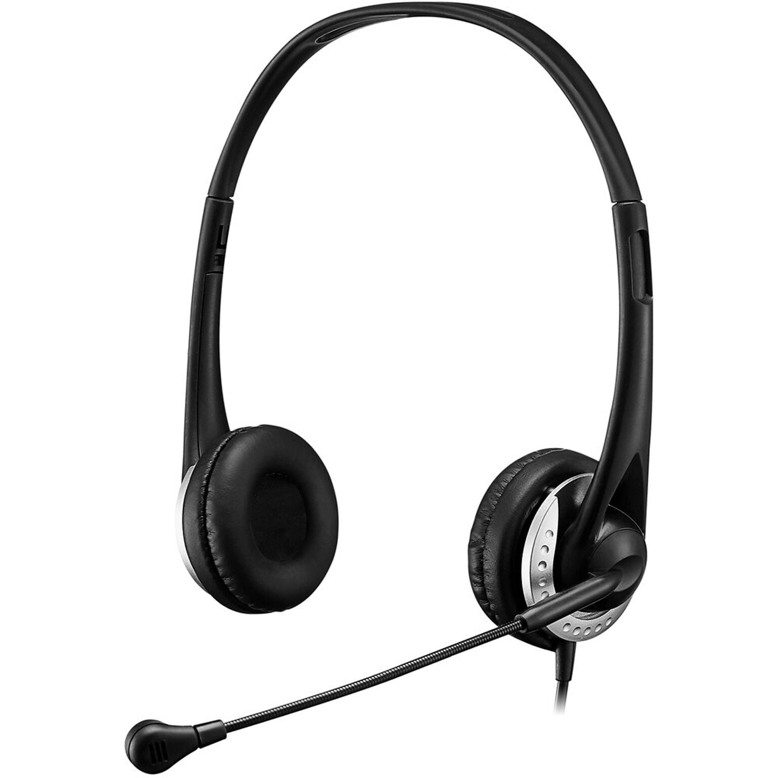 Adesso Xtream P2 Noise Cancelling USB On-Ear Headset, USB Type-A, UC Certified (XTREAM P2)