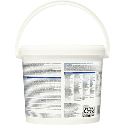 Clorox Healthcare Bleach Germicidal Wipes, 110 Count Pail (30358)