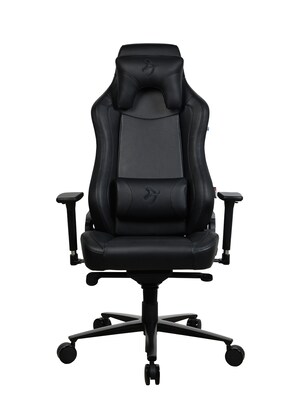 Arozzi Vernazza SoftPU Faux Leather Ergonomic Racing Gaming Chair, Pure Black (VERNAZZA-SPU-PBK)