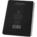 Rite in the Rain All-Weather Pocket Notebook, 4.88 x 7, Universal Ruled, 32 Sheets, Black (773)