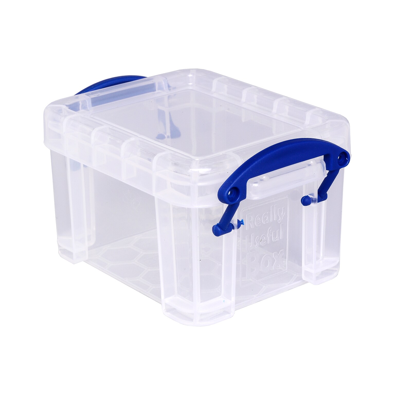 Really Useful Box 0.15 Quart Storage Container with Snap Lid, Plastic, Assorted Colors, Each (0.14 MIXED COLS)