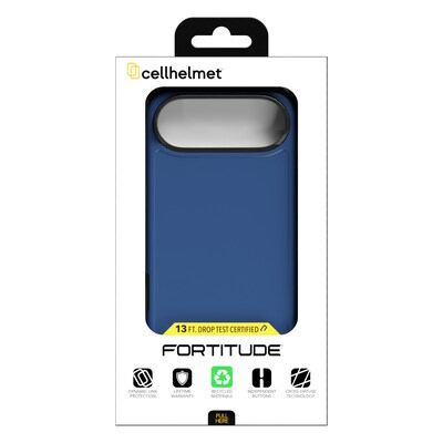 cellhelmet Fortitude MagSafe Phone Case for Apple iPhone 17 Air, Bermuda Blue (CF-124-BLU)