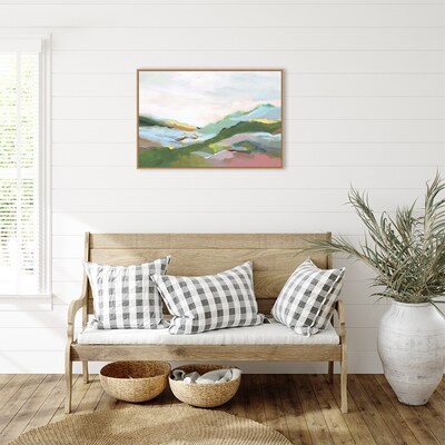Amanti Art Highland Landscape I by Isabelle Z Framed Canvas Wall Art Print, 33" x 23" (A42677128219)