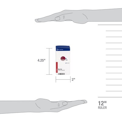 First Aid Only SmartCompliance Gel Refill Burn Dressing, 3.5 gm, 6/Box (FAE-7006)