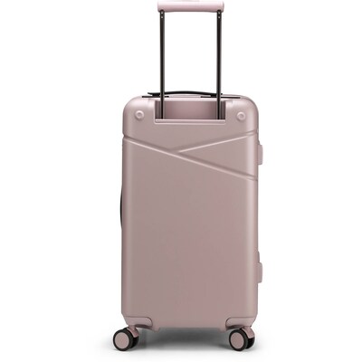 SwissDigital KATY ROSE NG 40.9" Hardside Suitcase, 4-Wheeled Spinner, TSA Checkpoint Friendly, Lotus Pink (SD452725W-82)