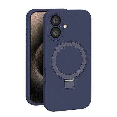 SaharaCase Venture MagSafe Phone Case for iPhone 16, Shock Absorbing, Midnight Blue (CP00635)