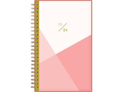 2023-2024 Blue Sky Cali 5 x 8 Academic Weekly & Monthly Planner, Pink (130621-A24)