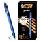 BIC Gel-ocity Quick Dry Retractable Gel Pen, Medium Point, 0.7 mm, Blue Ink, 12/Pack (RGLCG11-BLU)