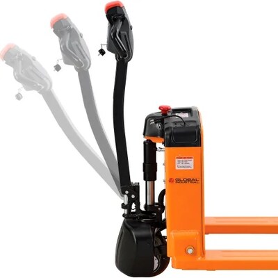 Global Industrial Self-Propelled Electric Pallet Jack, 4000 lb. Capacity, 27"W x 45"L Forks (989069)